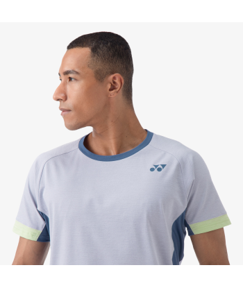 Yonex Men's Crew Neck Shirt 10563 (Mist Blue) Découvrez la collection