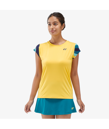 Yonex Women's Crew Neck Shirt 20754 (Soft Yellow) le concept de la Pate a emporter 