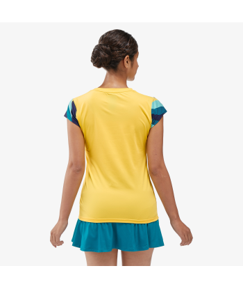 Yonex Women's Crew Neck Shirt 20754 (Soft Yellow) le concept de la Pate a emporter 