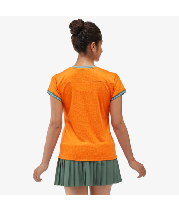 Yonex Women's Crew Neck Shirt 20758 (Bright Orange) chez Cornerstreet bien 