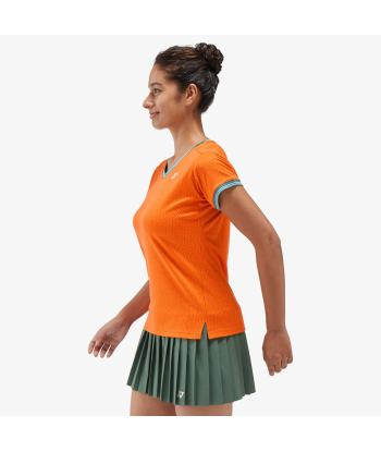 Yonex Women's Crew Neck Shirt 20758 (Bright Orange) chez Cornerstreet bien 