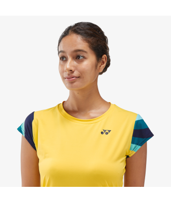 Yonex Women's Crew Neck Shirt 20754 (Soft Yellow) le concept de la Pate a emporter 