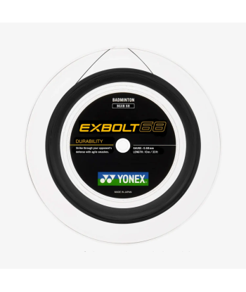 Yonex Exbolt 68 200m Badminton String (Black) les ctes