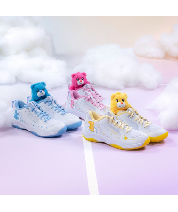 Victor x Care Bears Court Shoes A-CBC AE (White/Bright Yellow) Les êtres humains sont 