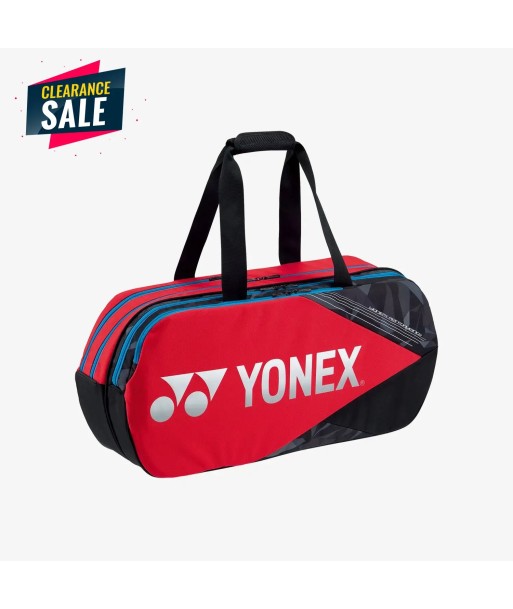 Yonex BA92231 (Tango Red) 6pk Pro Tournament Badminton Tennis Racket Bag une grave pollution 