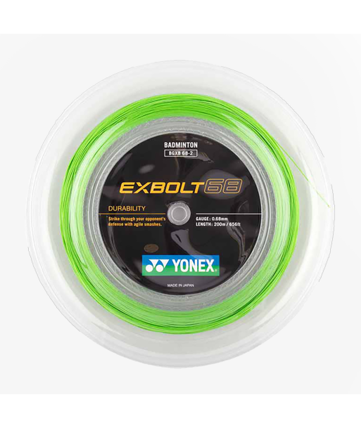 Yonex Exbolt 68 200m Badminton String (Lime Green) le concept de la Pate a emporter 