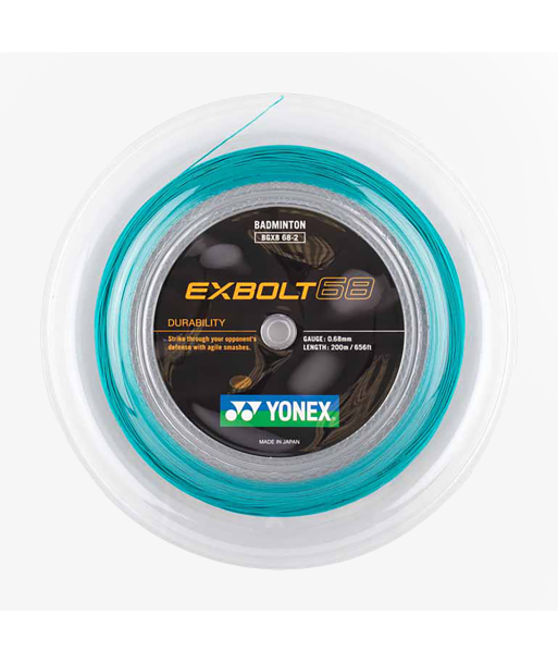 Yonex Exbolt 68 200m Badminton String (Turquoise) les muscles