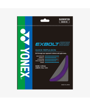 Yonex Exbolt 65 200m Badminton String (Purple) chez Cornerstreet bien 