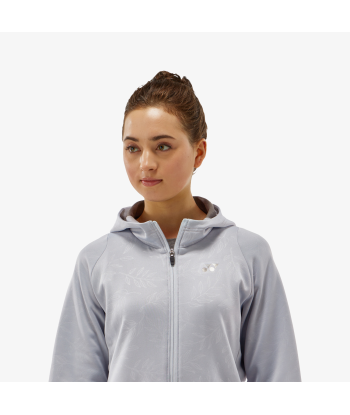 Yonex Women's Knitted Warm-Up Hoodie 58112 (Silver Gray) vous aussi creer 