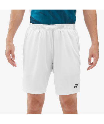 Yonex Men's Knitted Half Pants 15170 (White) Faites des économies