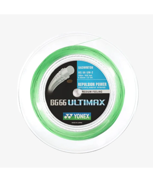 Yonex BG 66 Ultimax 200m Badminton String (Pastel Green) Vous souhaitez 