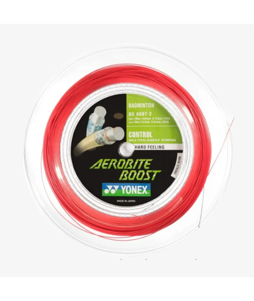 Yonex Aerobite Boost 200m Badminton String (Grey/Red) Les magasins à Paris et en Île-de-France