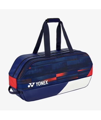 Yonex BAG31PALDWNR (White / Navy / Red) 6pk Limited Pro Tournament Badminton Tennis Racket Bag Les magasins à Paris