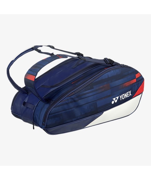 Yonex BAG29PALDWNR (White / Navy / Red) 9pk Limited Pro Badminton Tennis Racket Bag de la marque