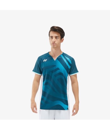 Yonex Men's Crew Neck Tournament Shirt 10566NSK (Night Sky) outlet