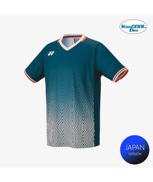 Yonex Men's Crew Neck Tournament Shirt 10567NSK (Night Sky) en stock