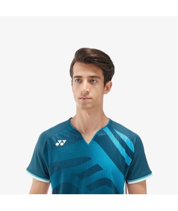 Yonex Men's Crew Neck Tournament Shirt 10566NSK (Night Sky) outlet