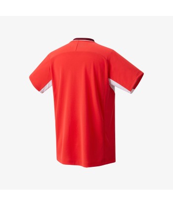 Yonex Men's Crew Neck Tournament Shirt 10568PR (Pearl Red) à prix réduit toute l'année