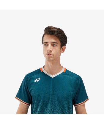 Yonex Men's Crew Neck Tournament Shirt 10567NSK (Night Sky) en stock