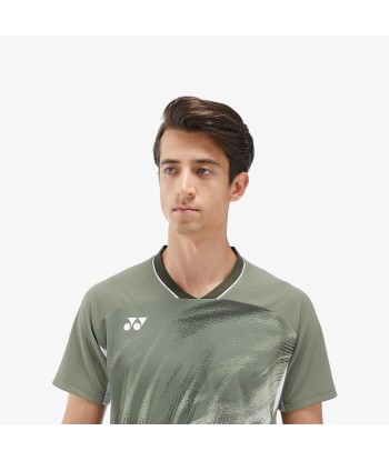 Yonex Men's Crew Neck Tournament Shirt 10568LOL (Light Olive) prix pour 