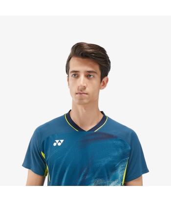 Yonex Men's Crew Neck Tournament Shirt 10568NSK (Night Sky) Fin de série