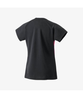 Yonex Women's Crew Neck Tournament Shirt 20771BK (Black) d'Europe débarque