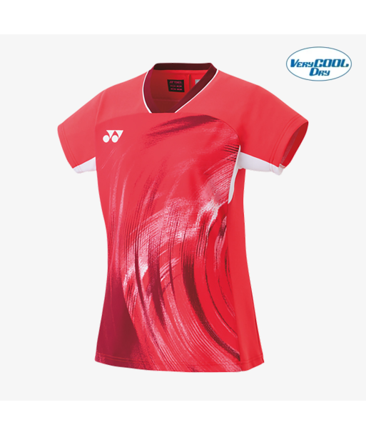 Yonex Women's Crew Neck Tournament Shirt 20769PR (Pearl Red) 2024