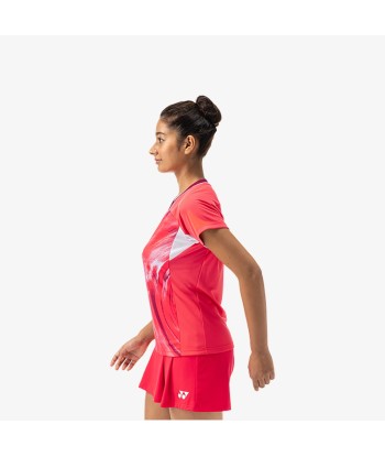 Yonex Women's Crew Neck Tournament Shirt 20769PR (Pearl Red) 2024