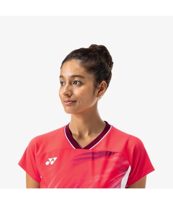 Yonex Women's Crew Neck Tournament Shirt 20769PR (Pearl Red) 2024