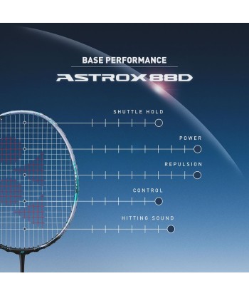 Yonex Astrox 88 Play (Silver/Black) Pre-Strung 2024 est présent 