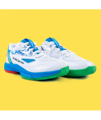 Victor x Crayon Shin Chan Junior Badminton Shoes A39JRCS AF (White /Blue) 2024