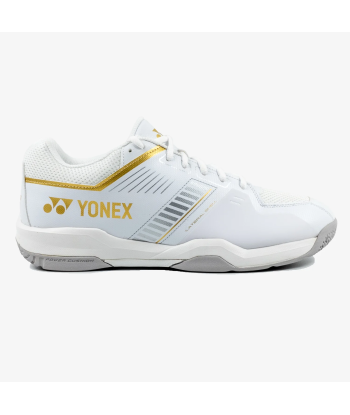 Yonex Strider Wide (White/Gold) Court Shoe JUSQU'A -70%! 