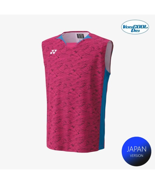 Yonex Men's Very Cool Dry Sleeveless Tournament Shirts 10614 (Grape) sur le site 