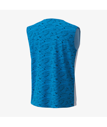 Yonex Men's Very Cool Dry Sleeveless Tournament Shirts 10614 (Blue) france