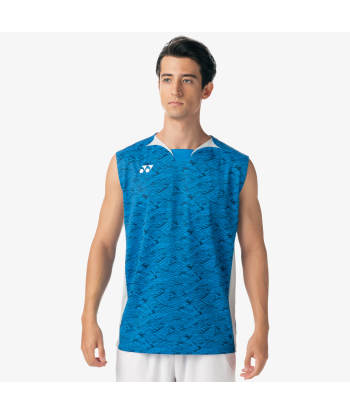 Yonex Men's Very Cool Dry Sleeveless Tournament Shirts 10614 (Blue) france