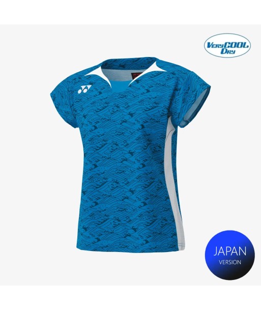 Yonex Women's Tournament Shirts 20822 (Blue) en ligne des produits 