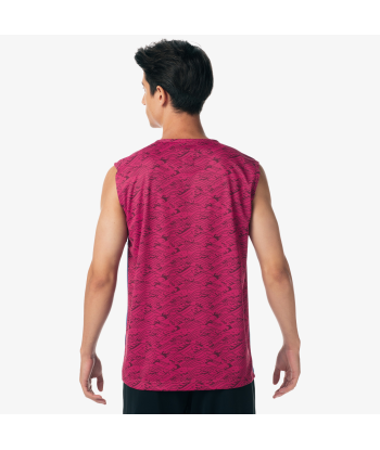 Yonex Men's Very Cool Dry Sleeveless Tournament Shirts 10614 (Grape) sur le site 