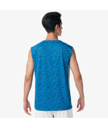 Yonex Men's Very Cool Dry Sleeveless Tournament Shirts 10614 (Blue) france