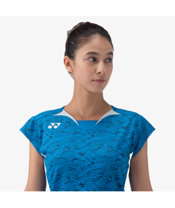 Yonex Women's Tournament Shirts 20822 (Blue) en ligne des produits 