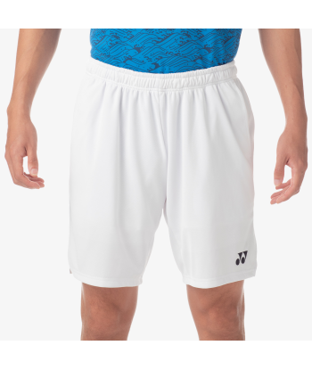 Yonex Men's Knit Shorts 15189 (White) basket pas cher