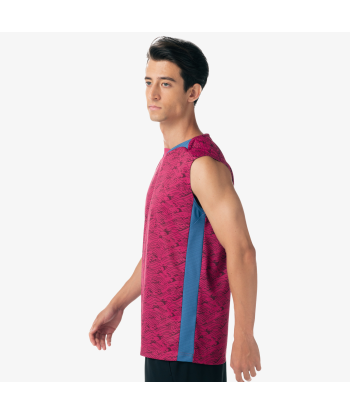 Yonex Men's Very Cool Dry Sleeveless Tournament Shirts 10614 (Grape) sur le site 