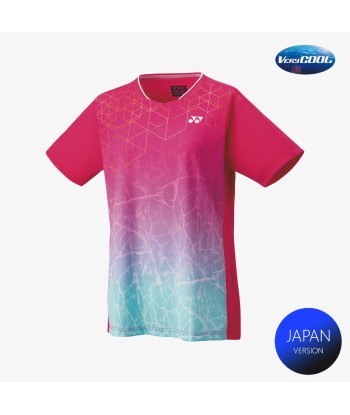 Yonex Women's Crew Neck Tournament Shirts 20814 (Bright Pink) Faites des économies