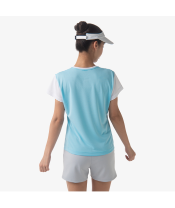 Yonex Women's Crew Neck Tournament Shirts 20738 (Aqua Blue) le concept de la Pate a emporter 