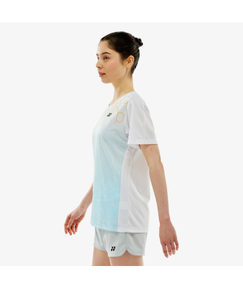 Yonex Women's Crew Neck Tournament Shirts 20814 (White) Pour