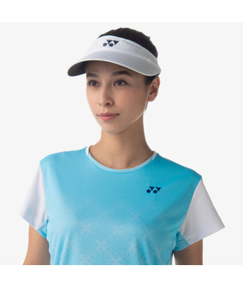 Yonex Women's Crew Neck Tournament Shirts 20738 (Aqua Blue) le concept de la Pate a emporter 