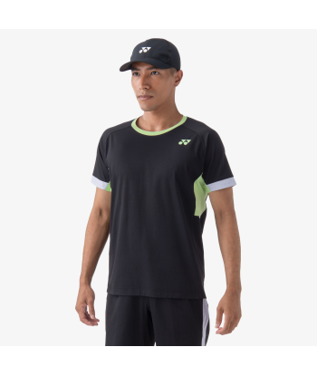 Yonex Men's Crew Neck Shirt 10563 (Black) de France