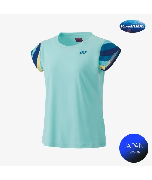 Yonex Women's Crew Neck Shirt 20754 (Cyan) ou a consommer sur place