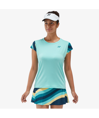 Yonex Women's Crew Neck Shirt 20754 (Cyan) ou a consommer sur place