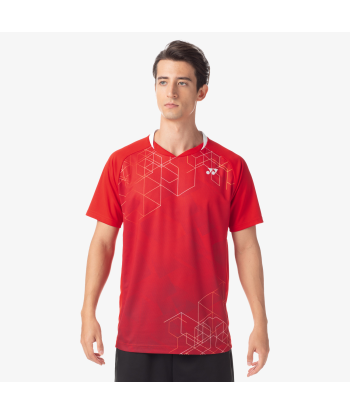 Yonex Men's Crew Neck Shirt 10602 (Sunset Red) offre 