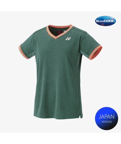 Yonex Women's Crew Neck Shirt 20758 (Olive) est présent 